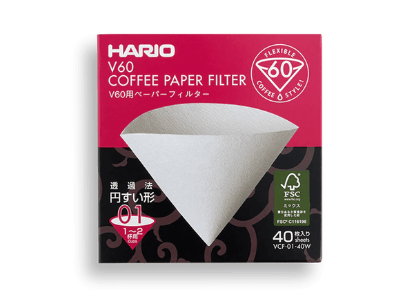 V60 Filter Paper 01 Cup - 40pack
