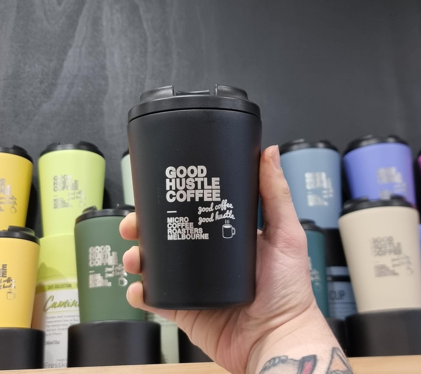 Good Hustle Coffee Fressko Cups! - The world's best reusable drinkware