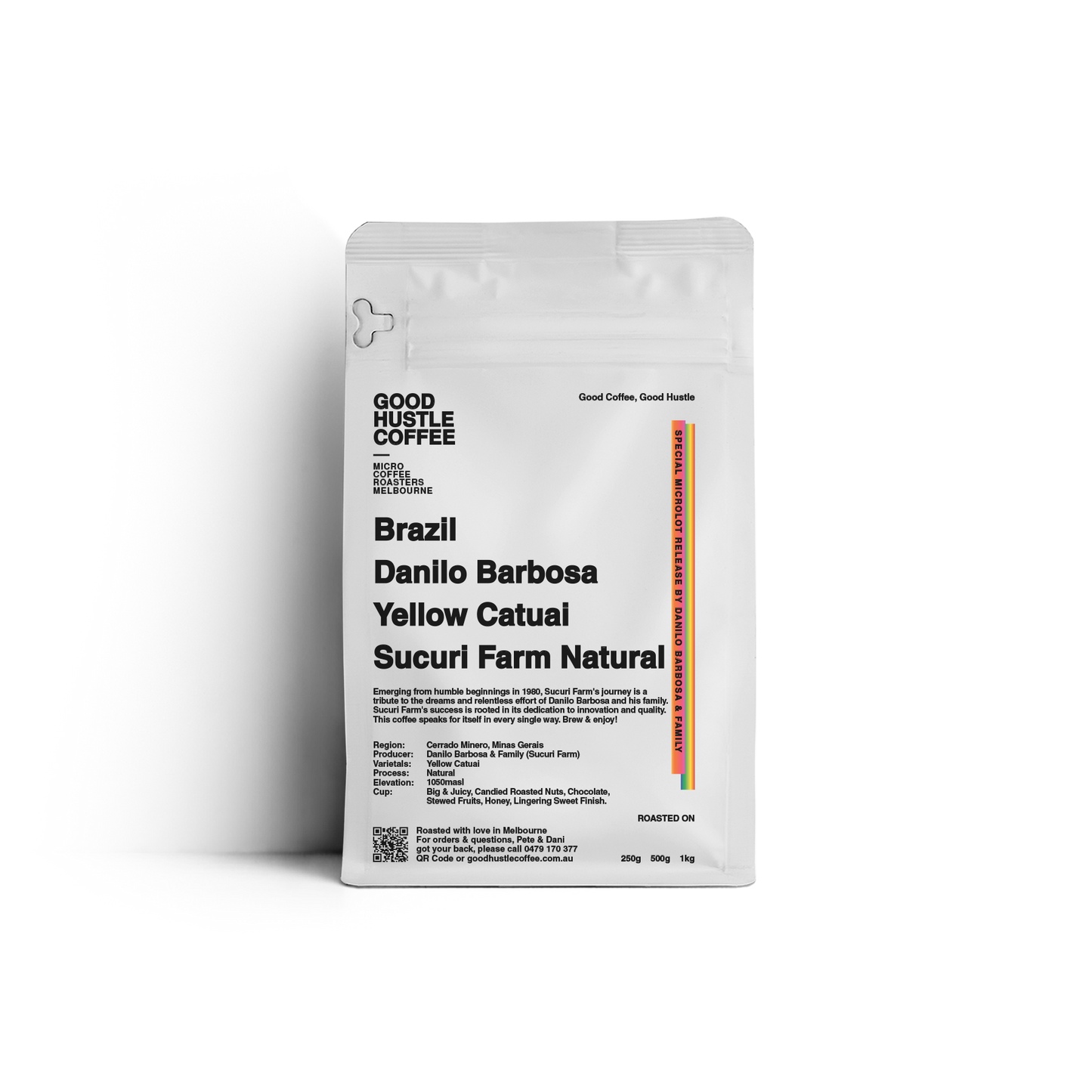 Brazil | Danilo Barbosa, Sucuri Farm, Yellow Catuaí / Natural