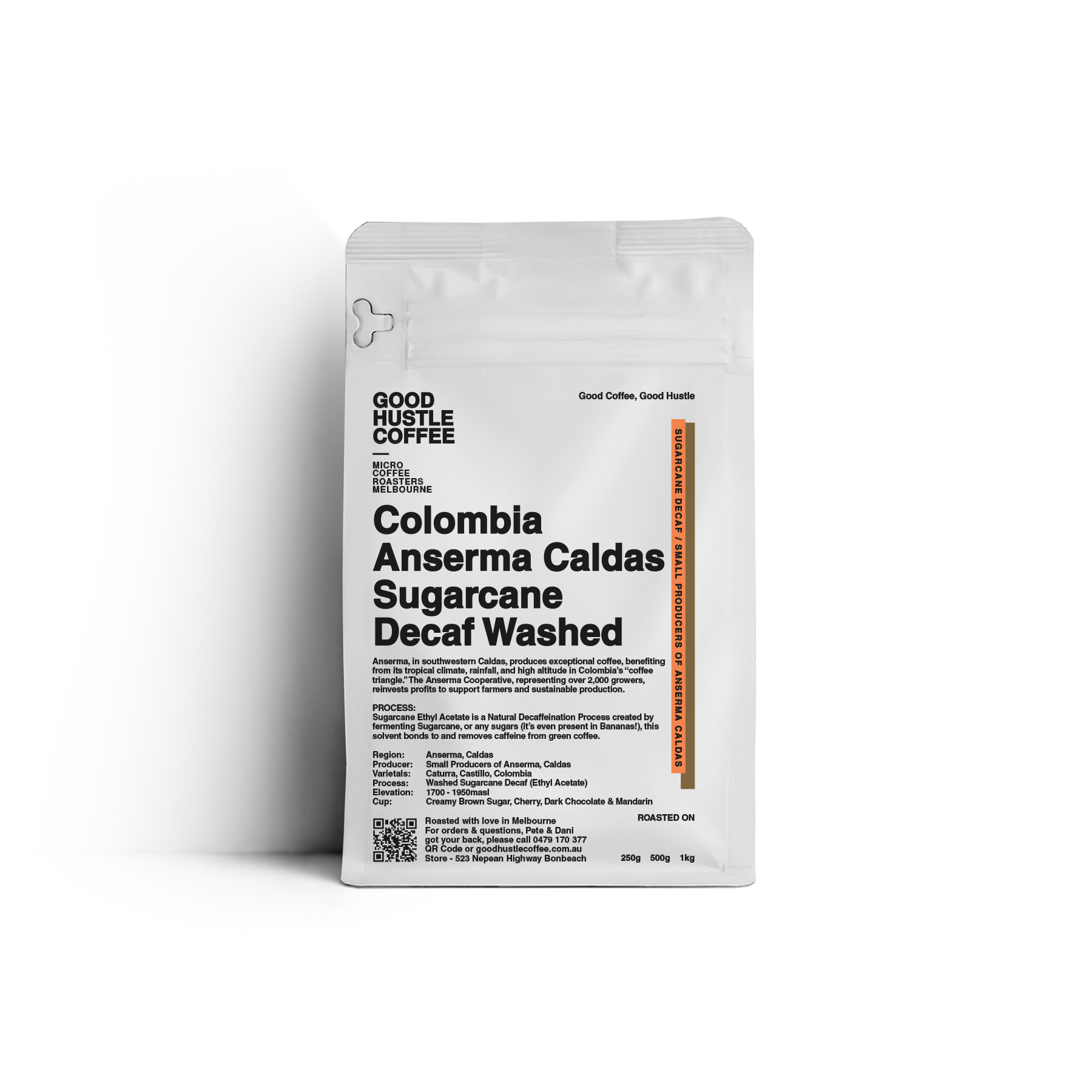 Colombia | Anserma Caldas, Sugarcane Decaf / Washed