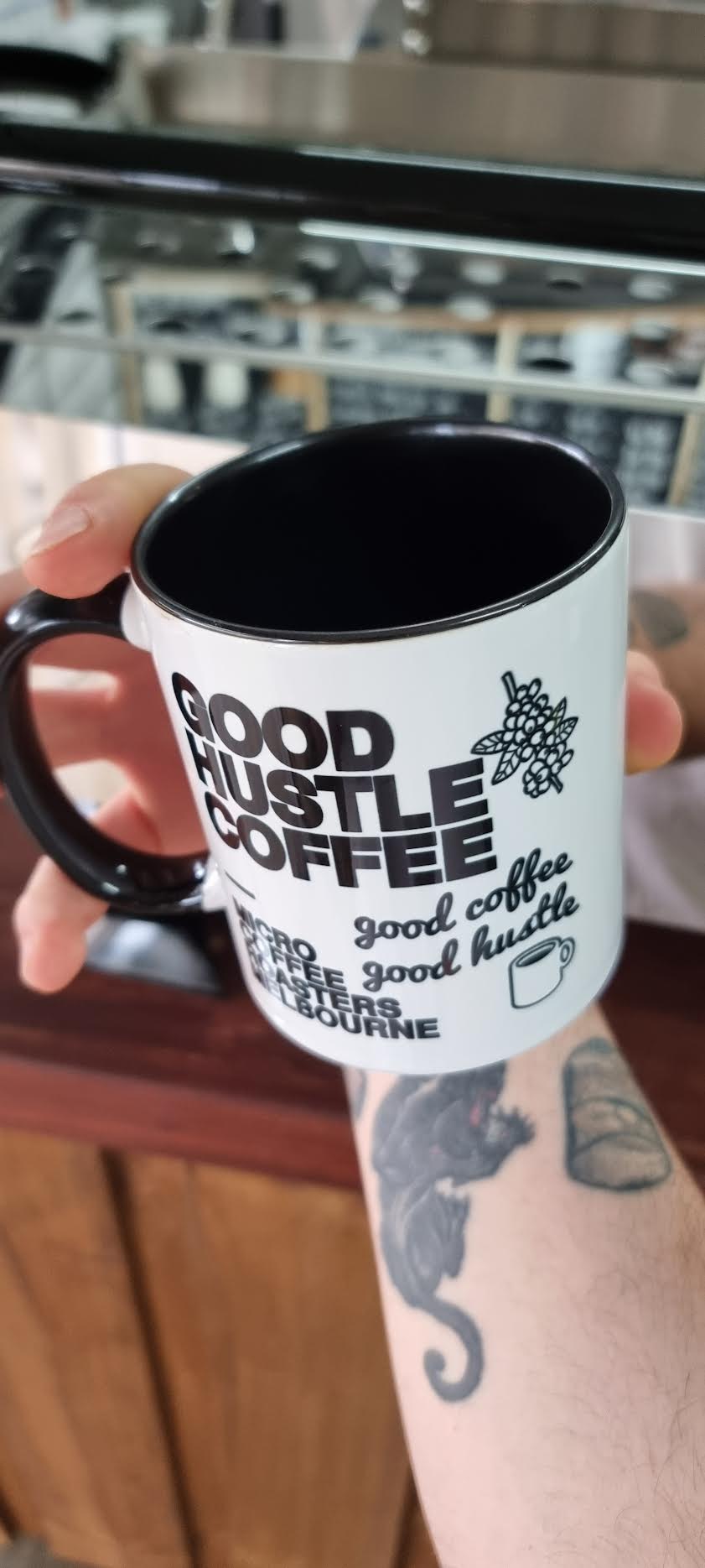 HUSTLE Rep Mugs / BLK