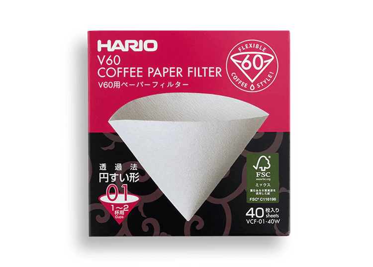 V60 Filter Paper 01 Cup - 40pack